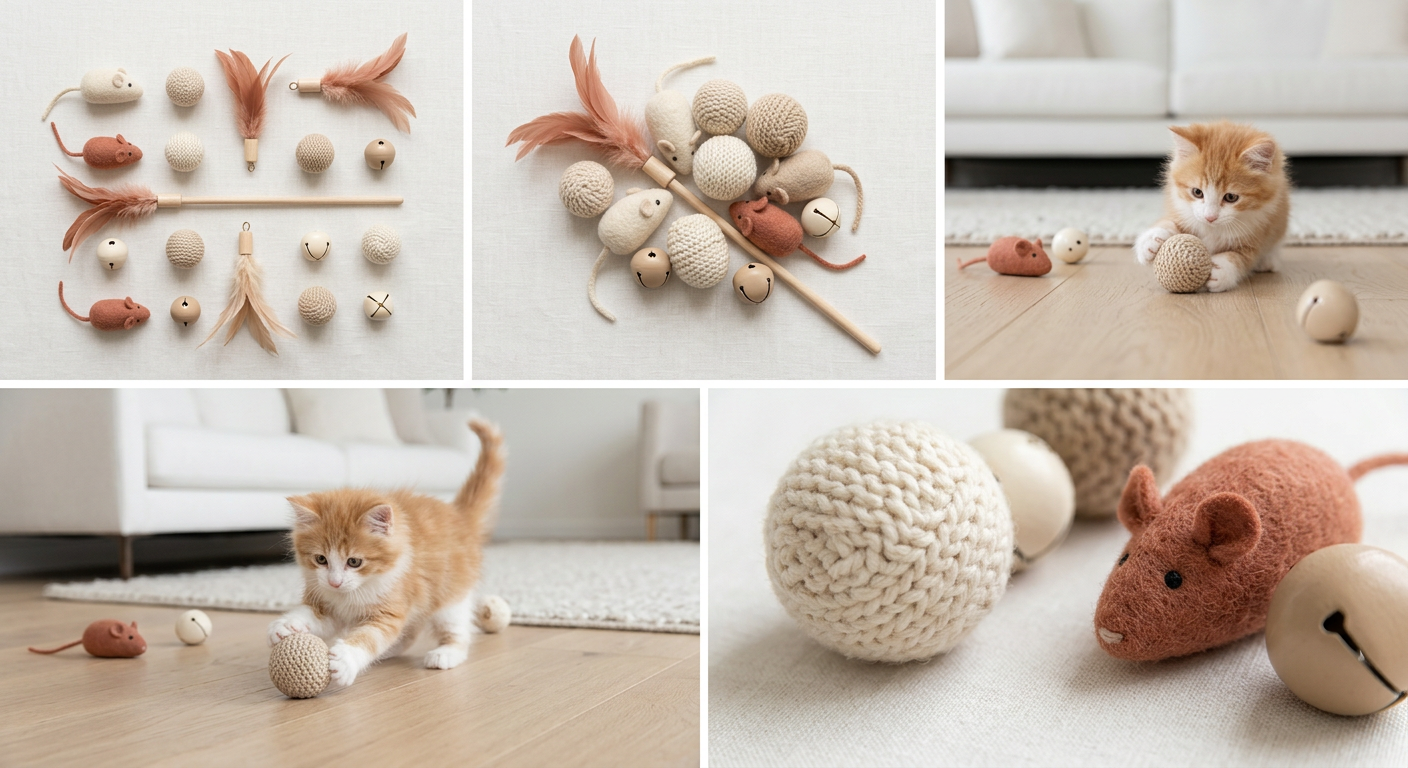 16-Piece Interactive Cat Toy Set – Endless Play for Cats & Kittens