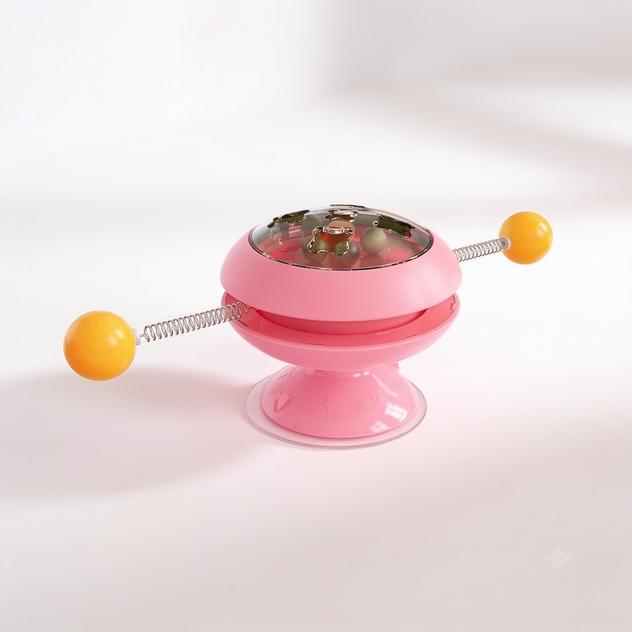 Noviqo Spinning Cat Toy Pink - premium