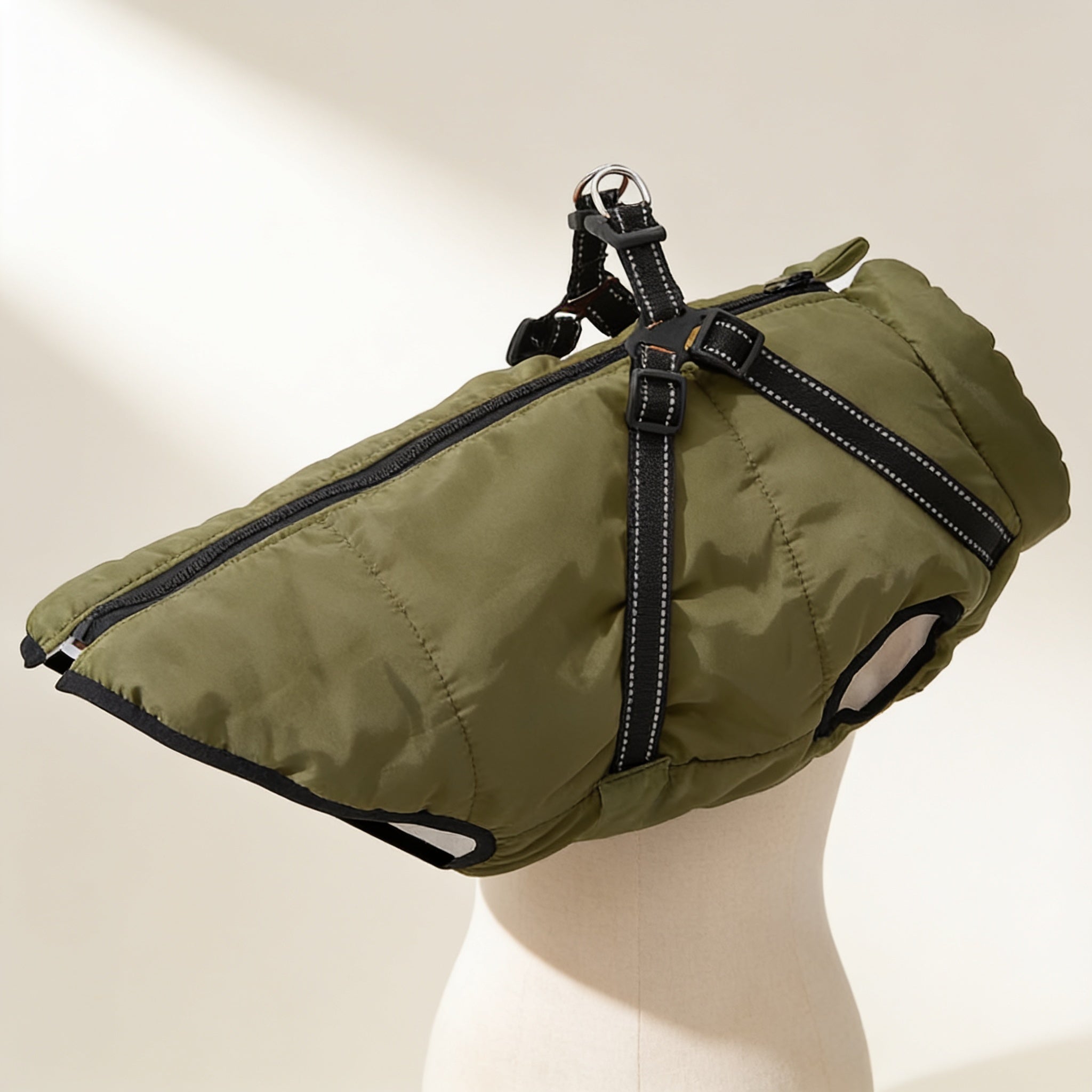 Noviqo Dog Jacket Harness Army Green