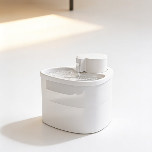 Noviqo Cat Water Fountain White