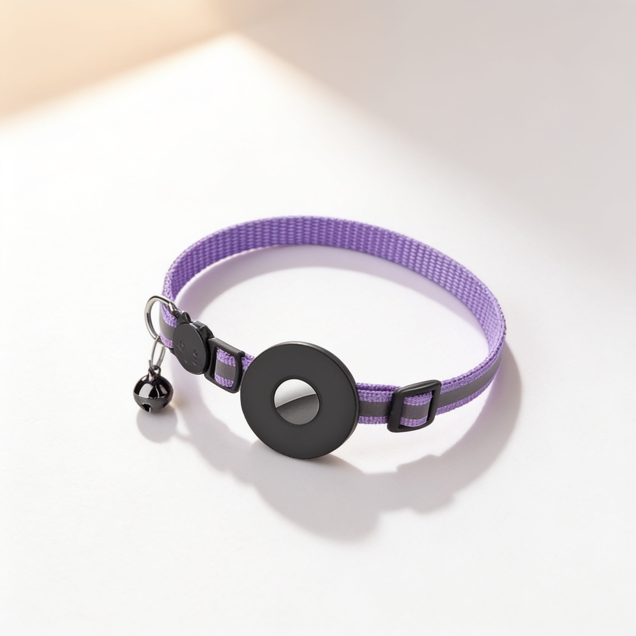 Noviqo AirTag Collar Purple